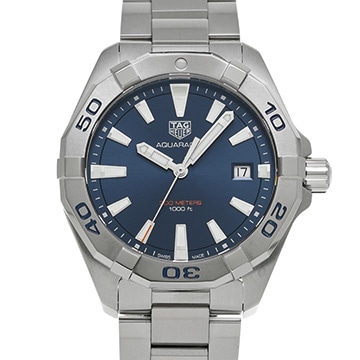 タグ ホイヤー アクアレーサー クォーツ WBD1112.BA0928 ブルー メンズ 時計 【中古】【wristwatch】
