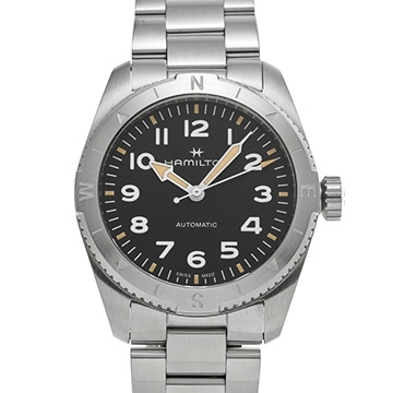 ハミルトン カーキ フィールド エクスペディション オート H702250 ブラック メンズ 時計 【中古】【wristwatch】