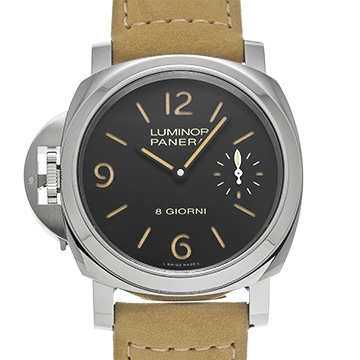 パネライ ルミノール デストロ オット ジョルニ PAM01655 ブラック メンズ 時計 【中古】【wristwatch】