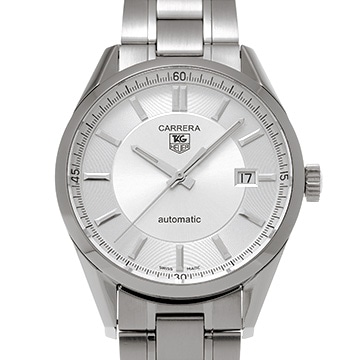 タグ ホイヤー カレラ キャリバー5 WV211A.BA0787 シルバー メンズ 時計 【中古】【wristwatch】