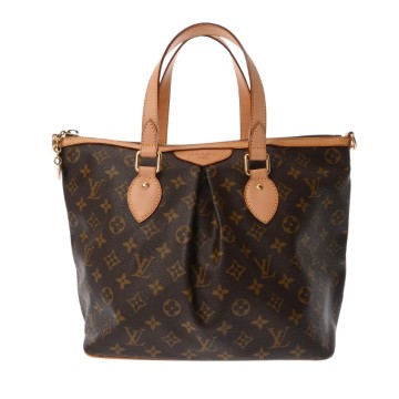 ルイ ヴィトン モノグラム パレルモ PM ブラウン M40145 モノグラムキャンバス レディース バッグ 【中古】【bag】