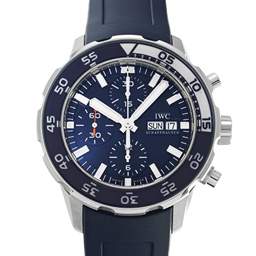 IWC アクアタイマー クロノグラフ IW376711 ブルー メンズ 時計 【中古】【wristwatch】