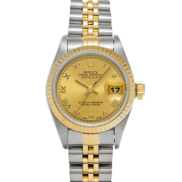 ロレックス デイトジャスト 26 69173 シャンパン レディース 時計 【中古】【wristwatch】