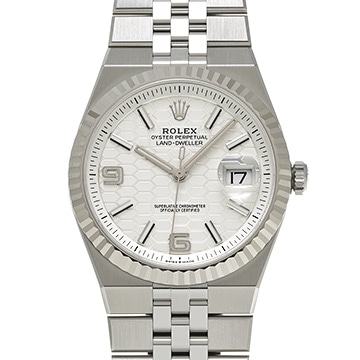 ロレックス ランドドゥエラー 40 127334 インテンスホワイト メンズ 時計 【中古】【wristwatch】