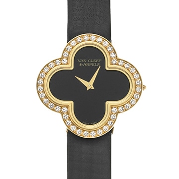 ヴァン クリーフ&アーペル アルハンブラ ミディアム VCARN5HZ00 ブラックオニキス レディース 時計 【中古】【wristwatch】