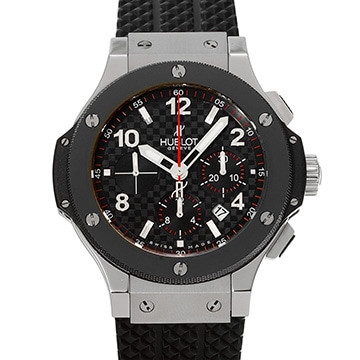 ウブロ ビッグバン スチール セラミック 301.SB.131.SB ブラックカーボン メンズ 時計 【中古】【wristwatch】
