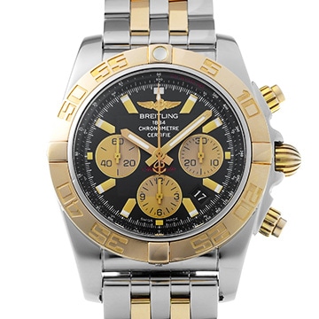 ブライトリング クロノマット 44 CB011012 ブラック/シャンパン メンズ 時計 【中古】【wristwatch】