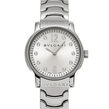 ブルガリ ソロテンポ ST29C6SSD/10 シルバー/ダイヤモンド レディース 時計 【中古】【wristwatch】