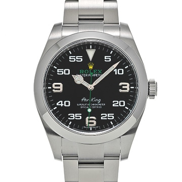 ロレックス エアキング 116900 ブラック メンズ 時計 【中古】【wristwatch】