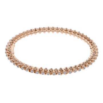 カルティエ クラッシュドゥ ブレスレット MM #17 ゴールド K18ピンクゴールド PG レディース ジュエリー 【中古】【jewelry】