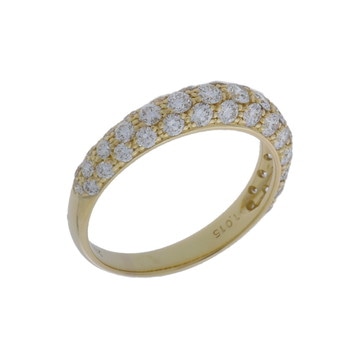 ギメル パヴェ リング ゴールド 18Kイエローゴールド レディース ジュエリー 【中古】【jewelry】