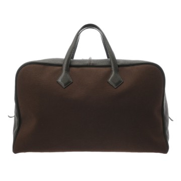 エルメス ヴィクトリア 50 ショコラ トワルオフィシエ/トリヨンクレマンス ユニセックス バッグ 【中古】【bag】