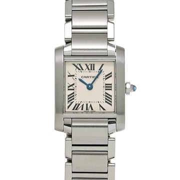 カルティエ タンクフランセーズ SM　 W51008Q3 シルバー レディース 時計 【中古】【wristwatch】