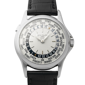 パテック フィリップ ワールドタイム 5110G-001 シルバー メンズ 時計 【中古】【wristwatch】