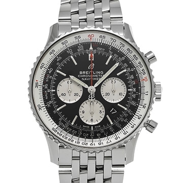 ブライトリング ナビタイマー B01 クロノグラフ 46 AB0127211B1A1 ブラック/シルバー メンズ 時計 【中古】【wristwatch】