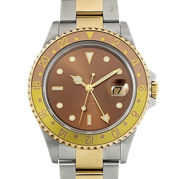ロレックス GMTマスターII 16713 ブラウン メンズ 時計 【中古】【wristwatch】