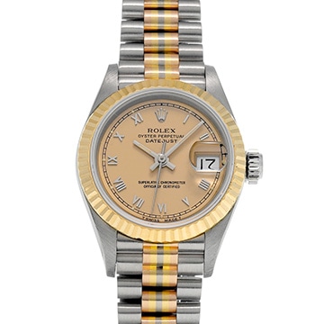 ロレックス デイトジャスト 69179BIC シャンパン レディース 時計 【中古】【wristwatch】