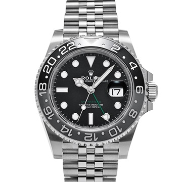 ロレックス GMTマスター II 126710GRNR ブラック メンズ 時計 【中古】【wristwatch】