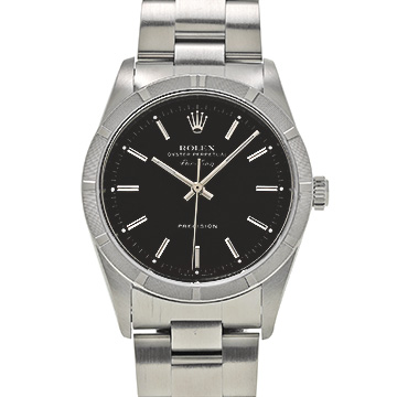 ロレックス エアキング 14010M ブラック メンズ 時計 【中古】【wristwatch】