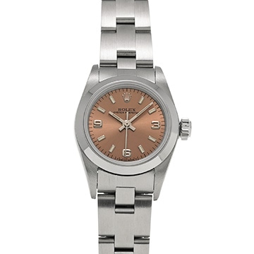 ロレックス オイスターパーペチュアル 67180 ピンク レディース 時計 【中古】【wristwatch】