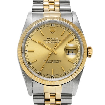 ロレックス デイトジャスト 36 16233 シャンパン メンズ 時計 【中古】【wristwatch】