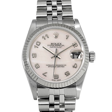 ロレックス デイトジャスト 78274NA ピンクシェル ユニセックス 時計 【中古】【wristwatch】