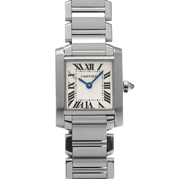 カルティエ タンクフランセーズ SM　 W51008Q3 シルバー レディース 時計 【中古】【wristwatch】