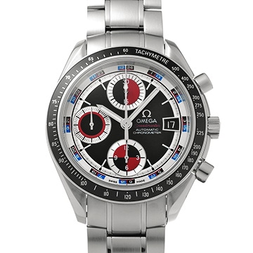 オメガ スピードマスター デイト 3210.52 ブラック/レッド メンズ 時計 【中古】【wristwatch】