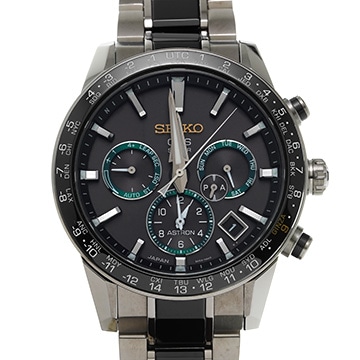 セイコー アストロン ソーラーGPS SBXC025 ブラック メンズ 時計 【中古】【wristwatch】
