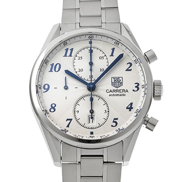タグ ホイヤー カレラ ヘリテージ キャリバー16 クロノグラフ CAS2111.BA0730 シルバー メンズ 時計 【中古】【wristwatch】