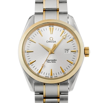 オメガ シーマスター アクアテラ 2317.30 シルバー メンズ 時計 【中古】【wristwatch】
