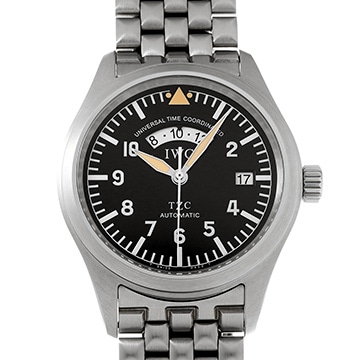 IWC パイロットウォッチ フリーガー UTC 3251-002 ブラック メンズ 時計 【中古】【wristwatch】