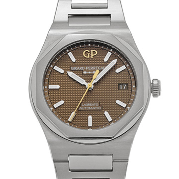 ジラール ペルゴ ロレアート 38mm 81005-11-3154-1CM コッパー メンズ 時計 【中古】【wristwatch】