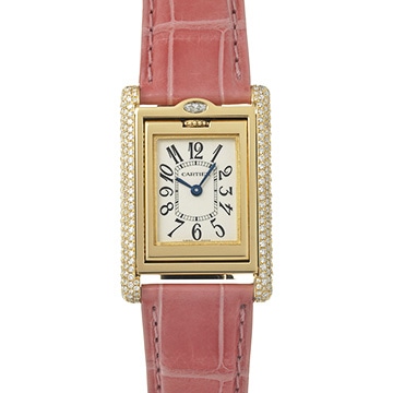 カルティエ タンク バスキュラント 2480 シルバー レディース 時計 【中古】【wristwatch】