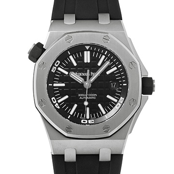 オーデマ ピゲ ロイヤルオーク オフショア ダイバー 15710ST.OO.A002CA.01 ブラック メンズ 時計 【中古】【wristwatch】