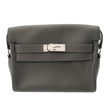 エルメス ケリー メッセンジャー PM ヴェールグリス エバーカラー ユニセックス バッグ 【新品】【bag】