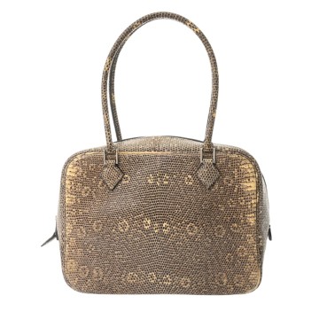 エルメス プリュム 20 オンブレ リザード レディース バッグ 【中古】【bag】