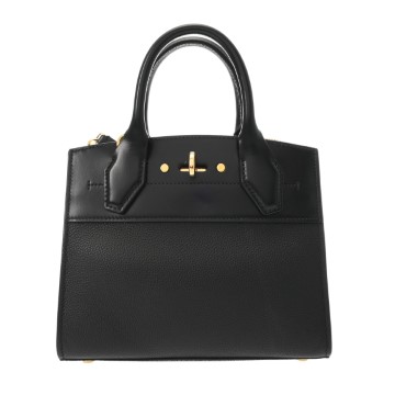 ルイ ヴィトン シティスティーマー  MINI ノワール M55639 グレインレザー レディース バッグ 【中古】【bag】