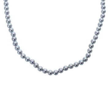 タサキ ナイアガラ ネックレス 5.0-7.0mm シルバー K18ホワイトゴールド WG レディース ジュエリー 【中古】【jewelry】