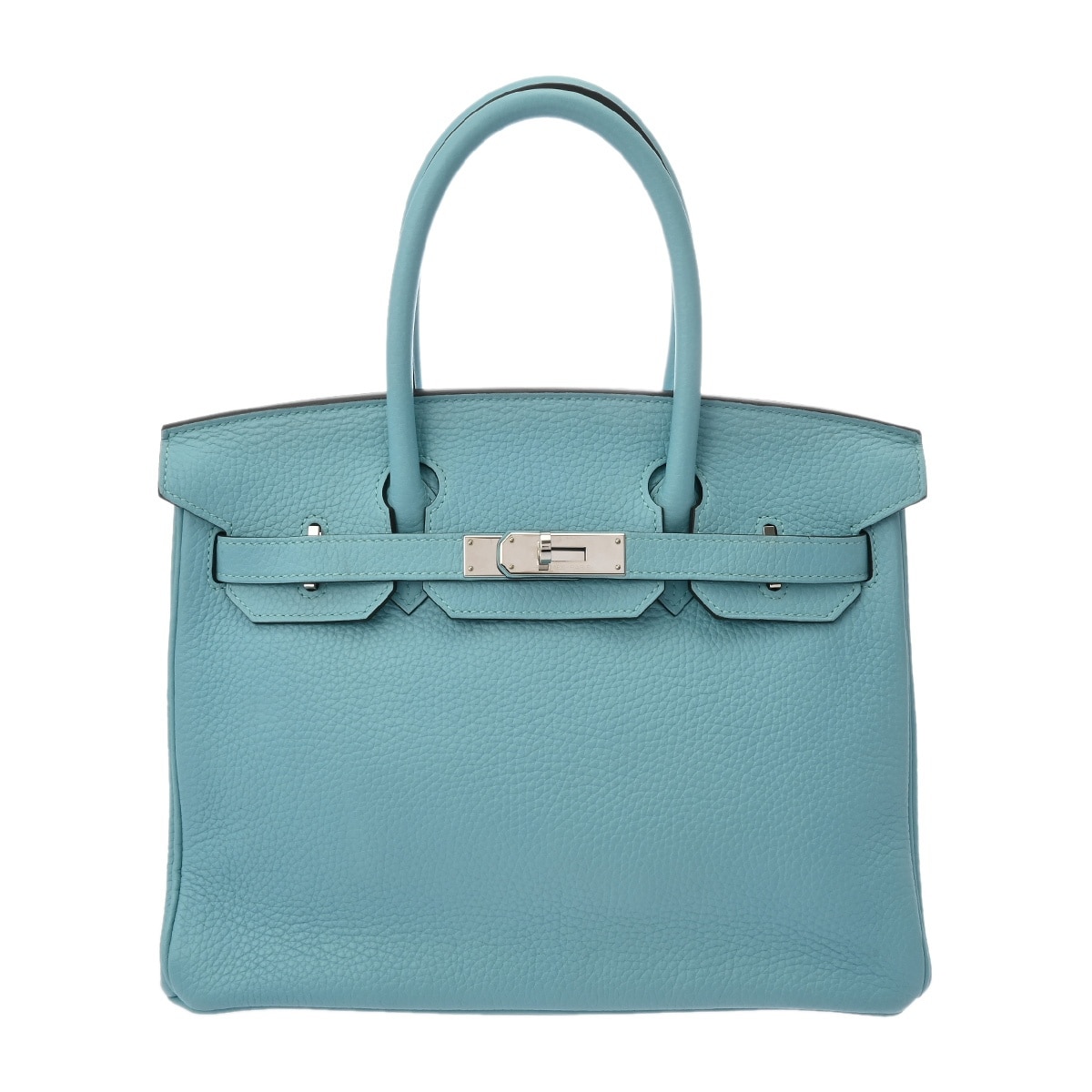 エルメス バーキン 30 ブルーアトール トリヨンクレマンス レディース バッグ 【中古】【bag】