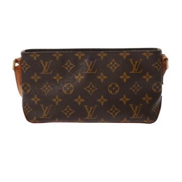 ルイ ヴィトン モノグラム トロター ブラウン M51240 モノグラムキャンバス レディース バッグ 【中古】【bag】