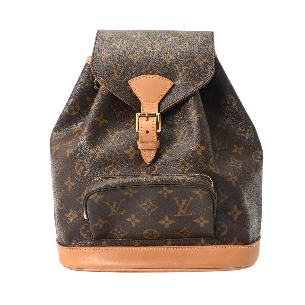ルイ ヴィトン モノグラム モンスリ MM ブラウン M51136 モノグラムキャンバス レディース バッグ 【中古】【bag】