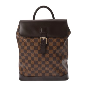 ルイ ヴィトン ダミエ ソーホー ブラウン N51132 ダミエキャンバス レディース バッグ 【中古】【bag】