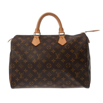 ルイ ヴィトン モノグラム スピーディ 35 ブラウン M41524 モノグラムキャンバス レディース バッグ 【中古】【bag】