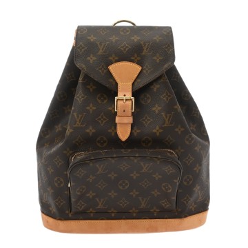 ルイ ヴィトン モノグラム モンスリ GM ブラウン M51135 モノグラムキャンバス レディース バッグ 【中古】【bag】