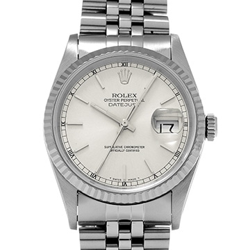 ロレックス デイトジャスト 16234 シルバー メンズ 時計 【中古】【wristwatch】