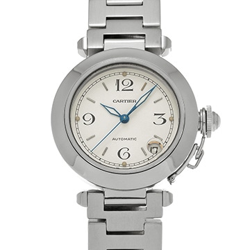 カルティエ パシャC W31015M7 ホワイト ユニセックス 時計 【中古】【wristwatch】