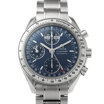 オメガ スピードマスター トリプルカレンダー 3523.80 ブルー メンズ 時計 【中古】【wristwatch】