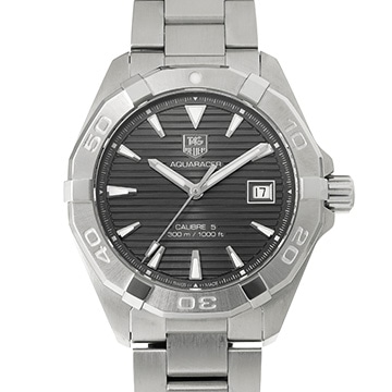 タグ ホイヤー アクアレーサー キャリバー5 WAY2113.BA0928 グレー メンズ 時計 【中古】【wristwatch】