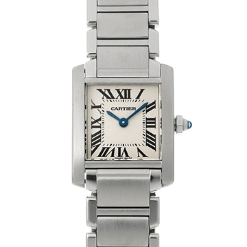 カルティエ タンクフランセーズ SM　 W51008Q3 シルバー レディース 時計 【中古】【wristwatch】